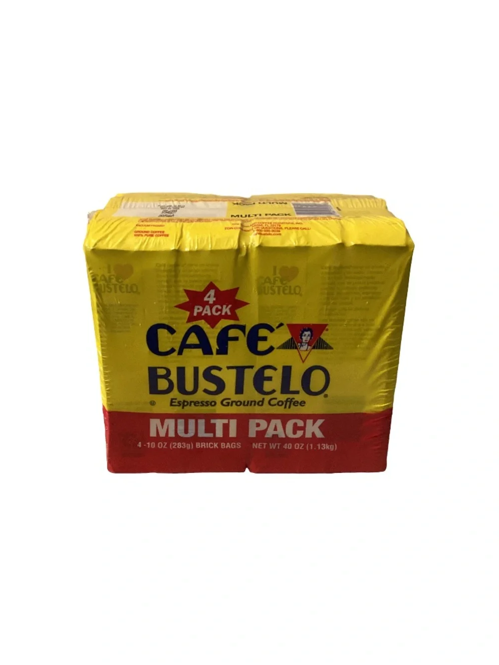 Café Bustelo Espresso Ground Coffee Multi Pack 4 x 10 oz Brick Bags 40 oz New